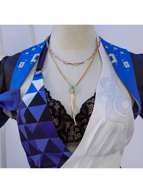 Game Honkai Star Rail Jade Halloween Cosplay Costume Normal Version Full Set