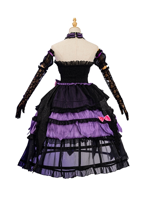 Game Identity V x Sanrio Mary Bloody Queen Halloween Cosplay Costume Full Set