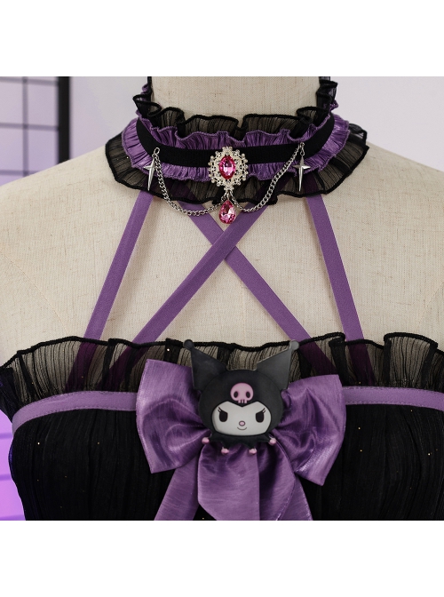 Game Identity V x Sanrio Mary Bloody Queen Halloween Cosplay Costume Full Set