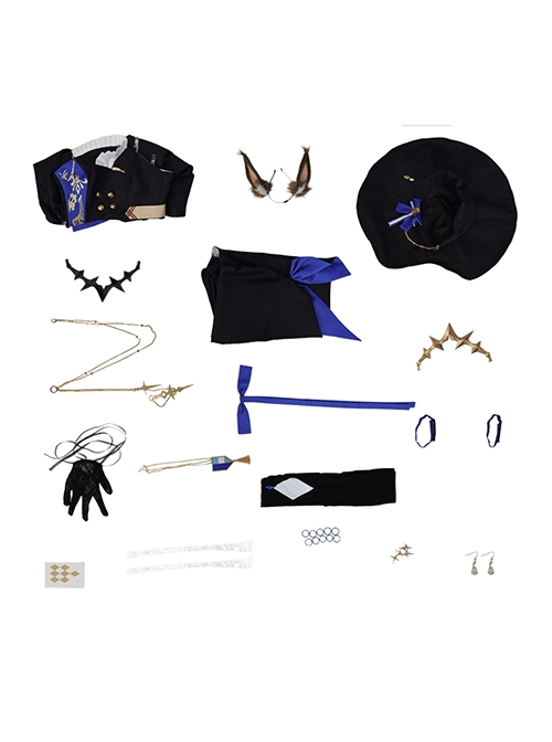 Game Arknights Ambience Synesthesia Amiya Halloween Cosplay Costume Normal Version Full Set
