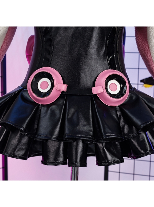 Tekken 7 Lucky Chloe Halloween Cosplay Costume Set Without Headphone