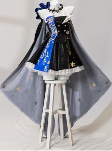 Game Arknights Ambience Synesthesia Amiya Halloween Cosplay Costume Updated Version Full Set