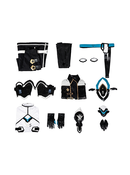 Game Honkai Impact 3 Kevin Kaslana Halloween Cosplay Costume Full Set