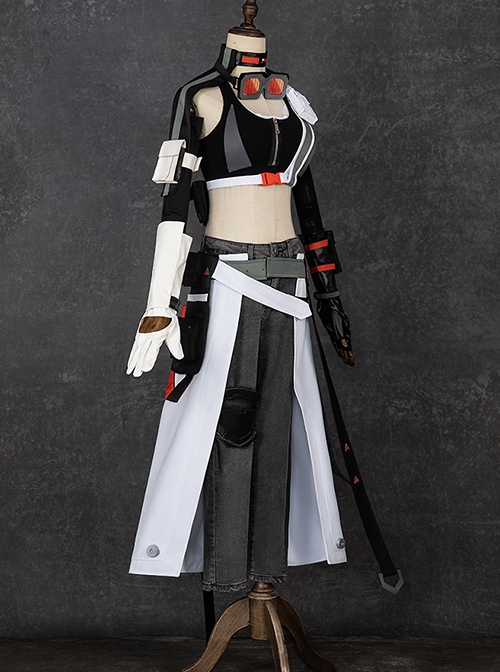 Game Zenless Zone Zero Grace Howard Halloween Cosplay Costume Full Set