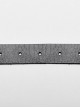 Exaggerated Black Artificial Leather Splicing Atmospheric Metal Rivet Punk Style Hollow Necklace