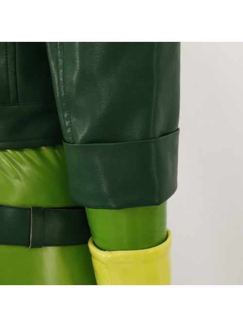 X-Men '97 Rogue Anna Marie Halloween Cosplay Costume Green Jacket Including Molds