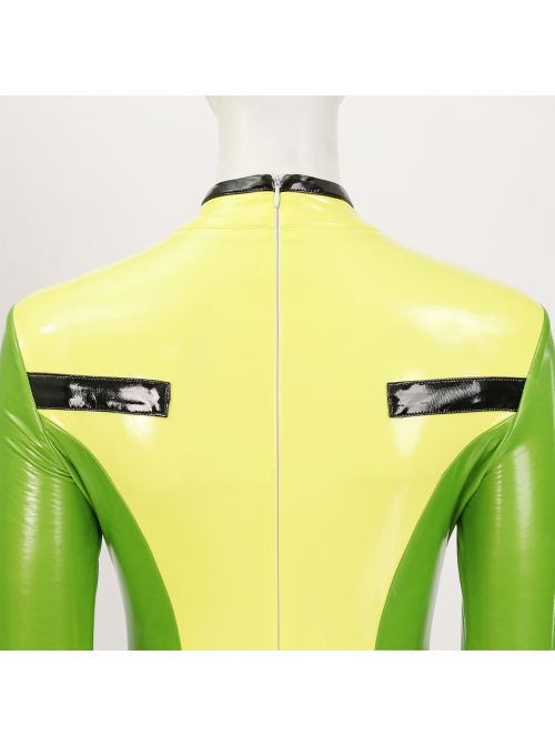 X-Men '97 Rogue Anna Marie Halloween Cosplay Costume Green Bodysuit