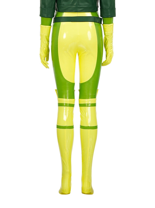 X-Men '97 Rogue Anna Marie Halloween Cosplay Accessories Green Long Shoe Covers