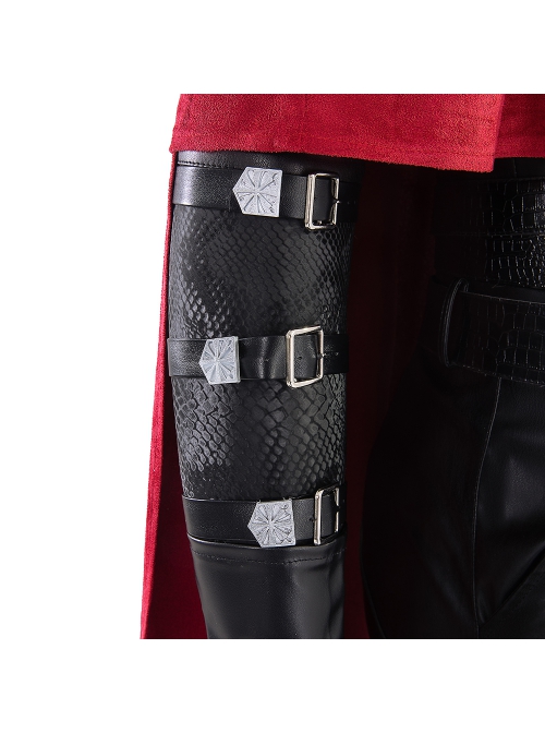 Final Fantasy VII Vincent Valentine Halloween Cosplay Costume Set Without Shoes