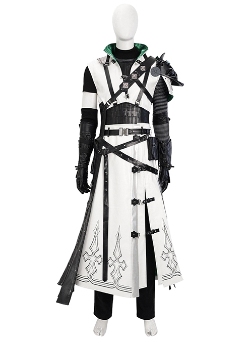 Game Final Fantasy VII The Lifestream Youth Cloud Strife Outfit Halloween Cosplay Costume Set Without Wig Without Boots