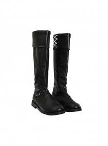 Game Final Fantasy VII The Lifestream Youth Cloud Strife Outfit Halloween Cosplay Accessories Black Boots