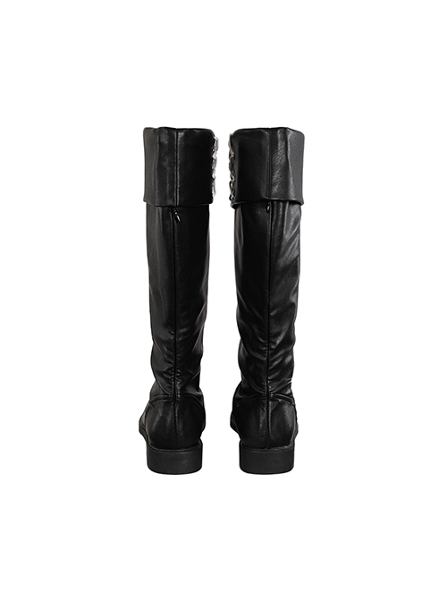 Game Final Fantasy VII The Lifestream Youth Cloud Strife Outfit Halloween Cosplay Accessories Black Boots