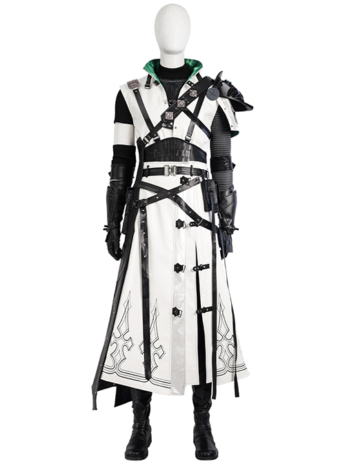 Game Final Fantasy VII The Lifestream Youth Cloud Strife Outfit Halloween Cosplay Accessories Black Boots