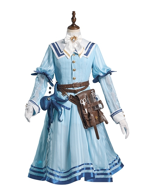Game Identity V Doctor Emily Dyer Eternal Flower Skin Halloween Cosplay Costume Full Set