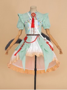 Game Arknights Honeyberry Saturated Within Rain Skin Halloween Cosplay Costume Full Set