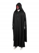 Star Wars Darth Maul Halloween Cosplay Costume Black Cloak