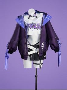 Honkai Star Rail x Samsung Collaboration Silver Wolf Halloween Cosplay Costume Full Set