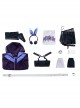 Honkai Star Rail x Samsung Collaboration Silver Wolf Halloween Cosplay Costume Full Set