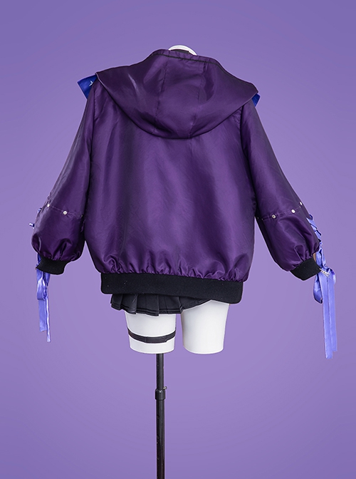 Honkai Star Rail x Samsung Collaboration Silver Wolf Halloween Cosplay Costume Full Set