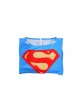 Superman 1978 Jeff East Version Battle Suit Halloween Cosplay Costume Bodysuit Without Shorts And Belt