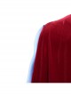 Superman 1978 Jeff East Version Battle Suit Halloween Cosplay Costume Red Cloak