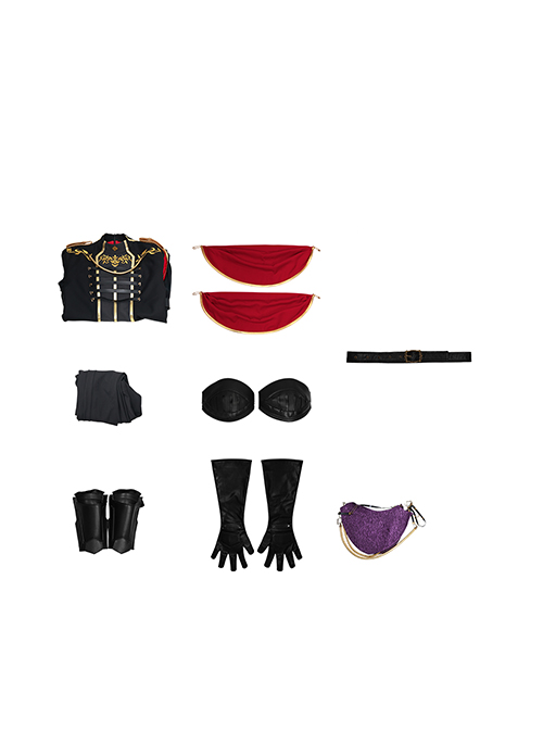 Final Fantasy VII Youth Sephiroth Shinra Formal Uniform Halloween Cosplay Costume Set Without Boots Without Prop Sword