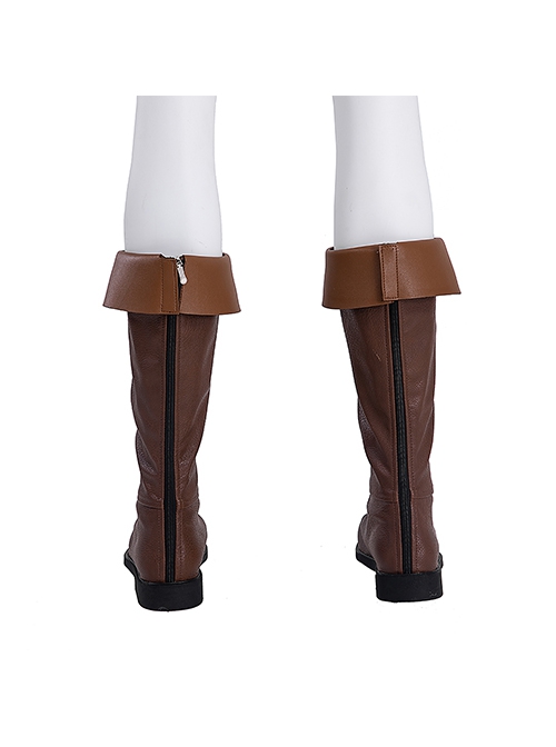 The Legend Of Zelda Tears Of The Kingdom Link Hylian Halloween Cosplay Accessories Brown Boots