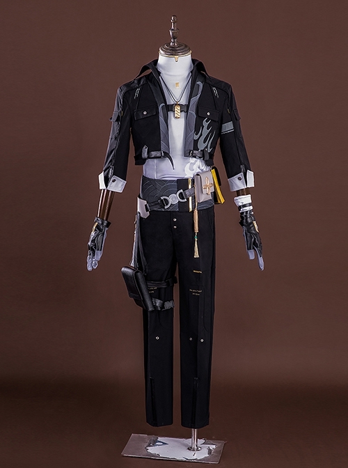 Game Wuthering Waves Male Rover Outfit Halloween Cosplay Costume Full Set