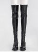 Game Wuthering Waves Female Rover Outfit Halloween Cosplay Accessories Black Boots