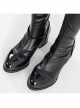 Game Wuthering Waves Female Rover Outfit Halloween Cosplay Accessories Black Boots