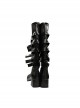 Game Alice Madness Returns Steam Dress Halloween Cosplay Accessories Black Boots