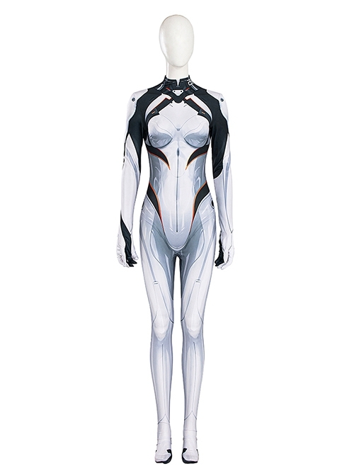 Game Honkai Star Rail Firefly Combat Suit Halloween Cosplay Costume Printed Bodysuit Full Set