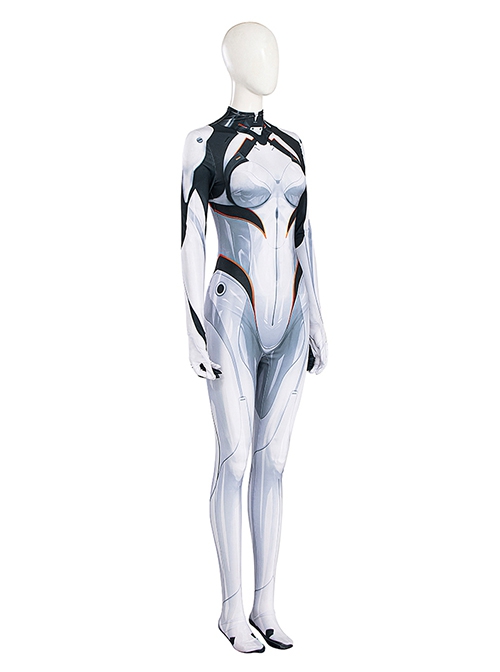 Game Honkai Star Rail Firefly Combat Suit Halloween Cosplay Costume Printed Bodysuit Full Set