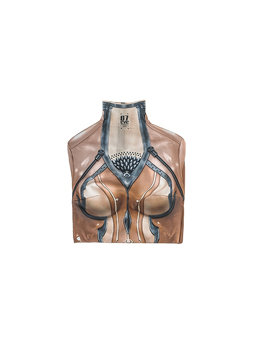 Game Stellar Blade Eve Skin Suit Halloween Cosplay Costume Printed Bodysuit
