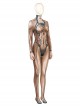 Game Stellar Blade Eve Skin Suit Halloween Cosplay Costume Printed Bodysuit