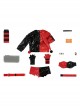 Suicide Squad Isekai Harley Quinn Halloween Cosplay Costume Set Without Boots