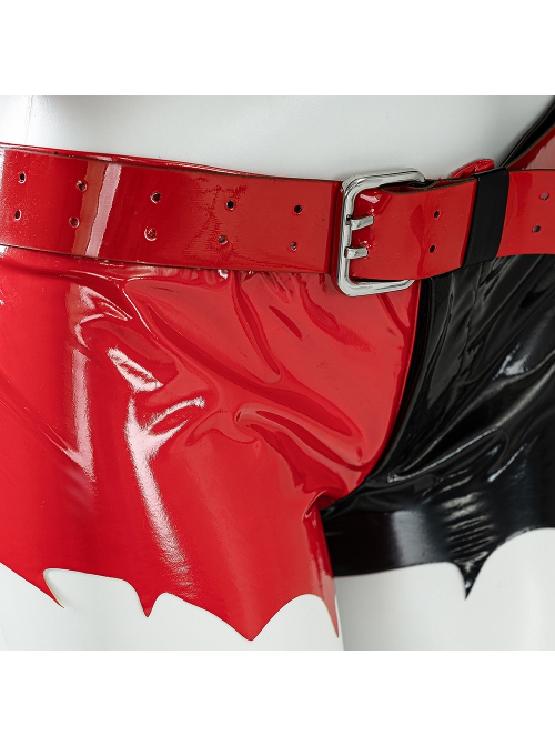 Suicide Squad Isekai Harley Quinn Halloween Cosplay Costume Set Without Boots