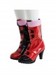 Suicide Squad Isekai Harley Quinn Halloween Cosplay Accessories Boots