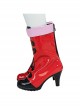 Suicide Squad Isekai Harley Quinn Halloween Cosplay Accessories Boots