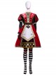 Game Alice Madness Returns Alice Royal Suit High-end Version Halloween Cosplay Costume Set Without Boots