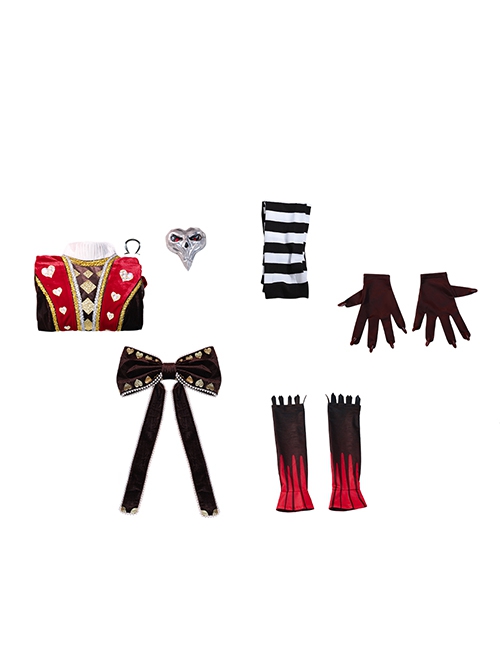 Game Alice Madness Returns Alice Royal Suit High-end Version Halloween Cosplay Costume Set Without Boots