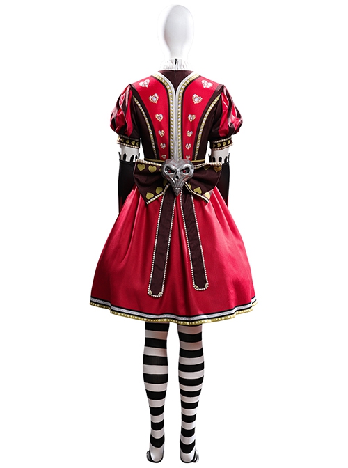 Game Alice Madness Returns Alice Royal Suit Low-end Version Halloween Cosplay Costume Set Without Boots