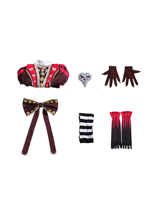 Game Alice Madness Returns Alice Royal Suit Low-end Version Halloween Cosplay Costume Set Without Boots