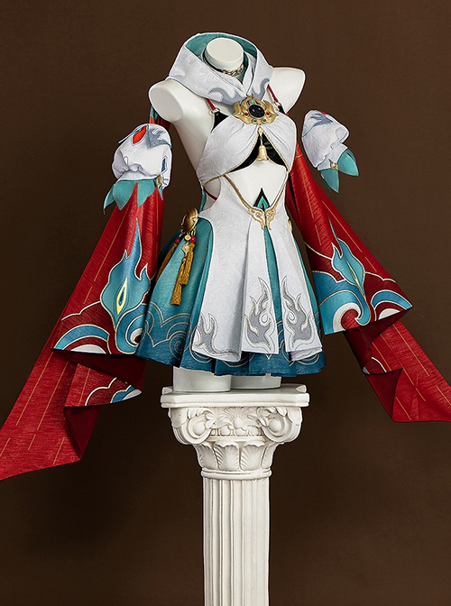 Game Honkai Star Rail Yunli Halloween Cosplay Costume Full Set
