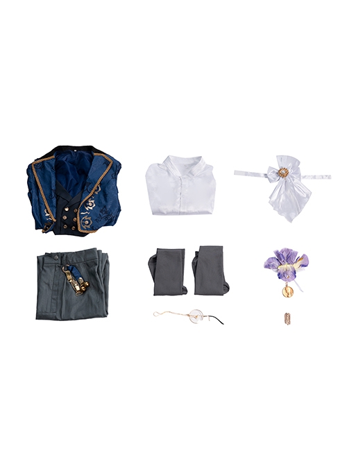 Game Identity V Alva Lorenz Hermit Entrance Examination Gift Halloween Cosplay Costume Full Set