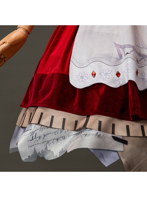 Game Identity V Memory Little Girl Aging Halloween Cosplay Costume Full Set