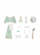 Game Identity V Demi Bourbon Barmaid Sea Salt Mocktail Halloween Cosplay Costume Full Set