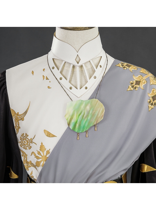 Game Identity V Aesop Carl Embalmer World Travel Series Halloween Cosplay Costume Full Set