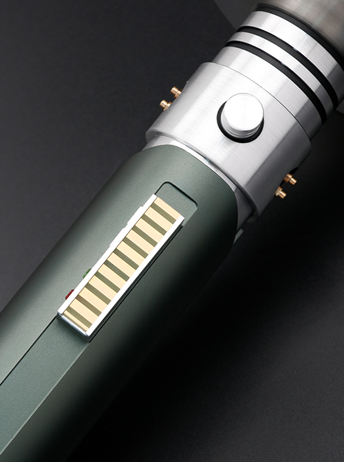 Replica Series Kanan Green Silver Hilt Handle Lightsaber