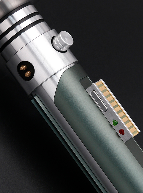 Replica Series Kanan Green Silver Hilt Handle Lightsaber